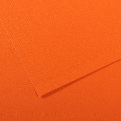 Бумага для пастели Mi-Teintes 160г/м.кв 50*65см №453, оранжевый,10л 